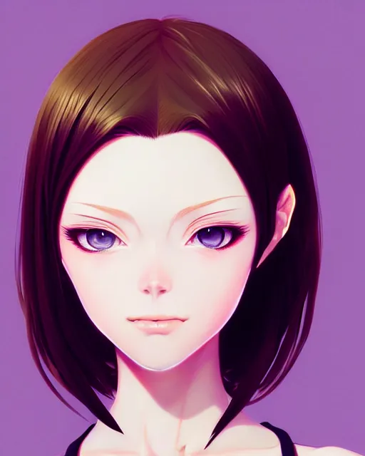 Prompt: coco rocha as a beautiful anime girl, expert high detail concept art, character design, defined face, vivid colors, photorealistic shaded lighting poster ilya kuvshinov, katsuhiro, makoto shinkai, wlop, loish and clamp style, trending on artstation, best selling artist