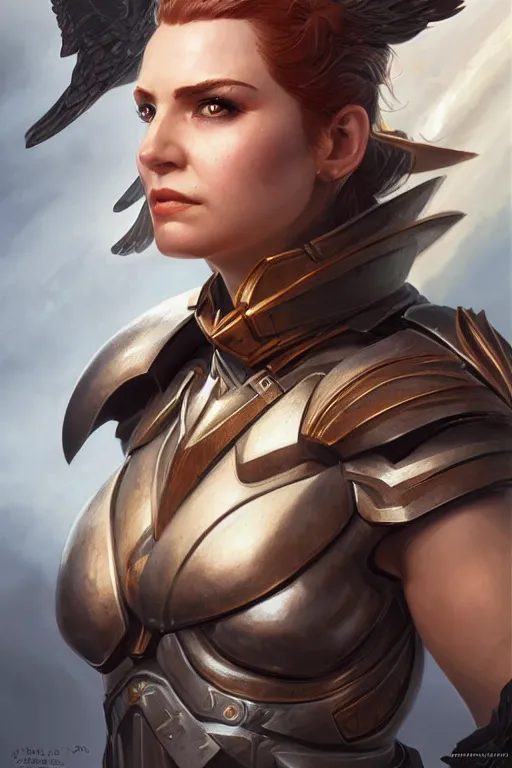 Image similar to amazon valkyrie athena, d & d, fantasy, portrait, highly detailed, headshot, digital painting, trending on artstation, concept art, sharp focus, illustration, art by artgerm and greg rutkowski and magali villeneuve