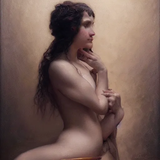 Prompt: highly detailed oil painting | very intricate | cinematic lighting | award - winning | alcoholism as a person | by roberto ferri, by tom bagshaw, by j. c. leyendecker and klimt, american romanticism, by austin osman spare, artstation, cgsociety, official art, octane
