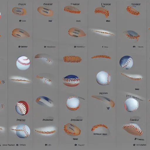 Image similar to baseball tidal wave of baseballs, concept art, by Takumi Park, detailed