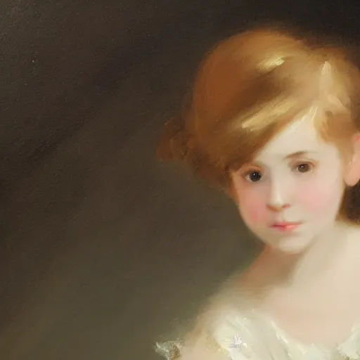 Image similar to a detailed oil painting of a beautiful Regency-era girl by Henry Raeburn