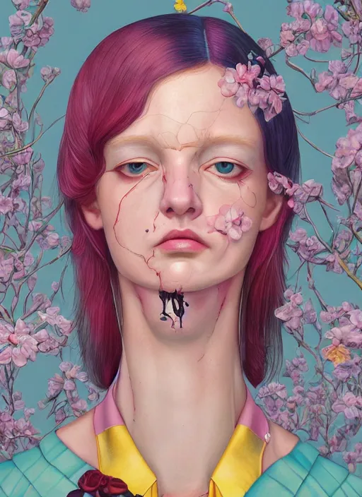 Image similar to fashion portrait :: by Martine Johanna and Simon Stålenhag and Chie Yoshii and Kenneth Willardt and wlop and Casey Weldon :: ornate, dynamic, particulate, rich colors, intricate, harper's bazaar, elegant, centered, artstation, smooth, sharp focus, octane render, 3d