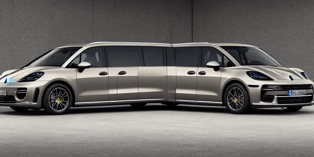 Prompt: “2021 Porsche Minivan, ultra realistic, 4K”