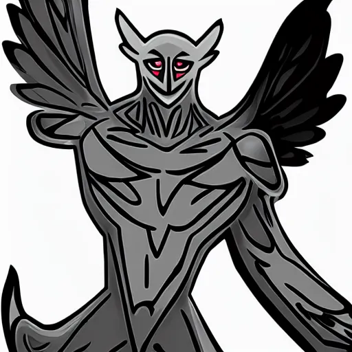 Mothman in the style of the secret Saturdays cartoon | Stable Diffusion ...