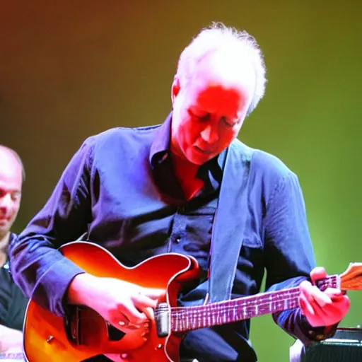 Image similar to mark knopfler playing the guitar