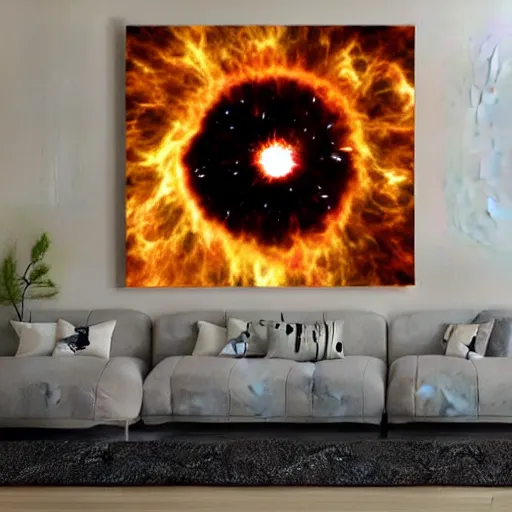 Image similar to supernova in my living room