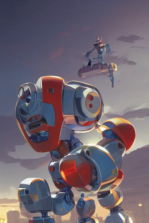 Image similar to metabots medabots medarotto medarot robot minimalist comics sharpen, behance hd by jesper ejsing, by rhads, makoto shinkai and lois van baarle, ilya kuvshinov, rossdraws global illumination ray tracing hdr