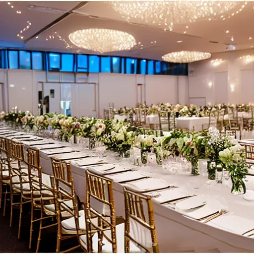 Image similar to ultra modern wedding reception