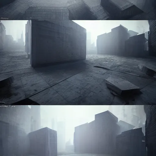 Image similar to thousand of default cube dumped ,hyperrealistic mixed media high resolution , stunning 3d render Unreal Engine , dim volumetric lighting, 8k octane beautifully detailed render, full body shot, post-processing, extremely hyper-detailed, intricate, epic composition, highly detailed attributes, highly detailed atmosphere, cinematic lighting, masterpiece, trending on artstation, very very detailed, masterpiece, stunning, flawless completion, perfection,