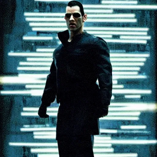 Image similar to frank castle in the matrix