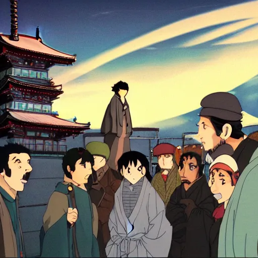 Prompt: tokyo godfathers