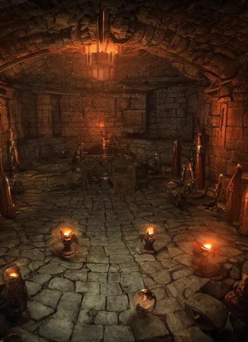 Image similar to dungeon jail bars, ultra detailed fantasy, elden ring, realistic, dnd, rpg, lotr game design fanart by concept art, behance hd, artstation, deviantart, global illumination radiating a glowing aura global illumination ray tracing hdr render in unreal engine 5