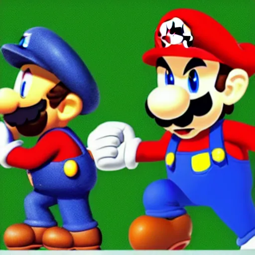 Image similar to mario with luigi fighting muscular keanu reeves with muscular elon musk, highly detailed, high quality, hd, 4 k, 8 k, canon 3 0 0 mm, professional photographer, 4 0 mp, lifelike, top - rated, award winning, realistic, sharp, no blur, edited, corrected, trending