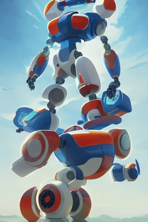 Image similar to metabots medabots medarotto medarot robot minimalist comics, behance hd by jesper ejsing, by rhads, makoto shinkai and lois van baarle, ilya kuvshinov, rossdraws global illumination ray tracing hdr radiating a glowing aura