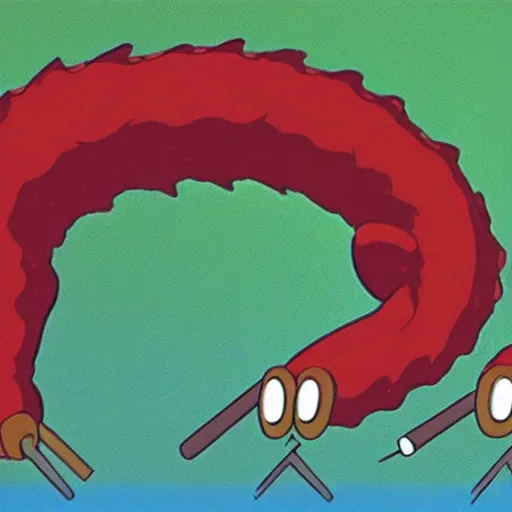 Portrait of a Anthropomorphic centipede smoking a, Stable Diffusion