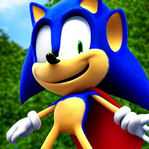 Image similar to ugly sonic