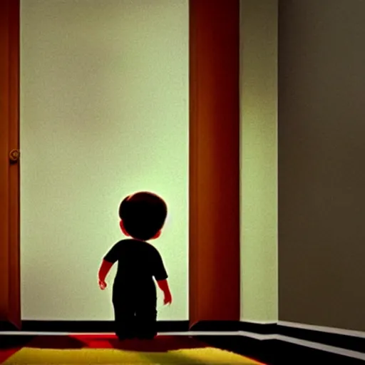 Image similar to the shining in pixar style