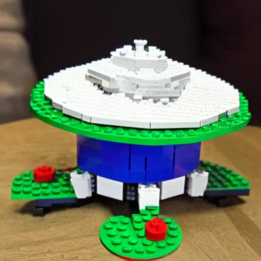 Image similar to a LEGO ufo set