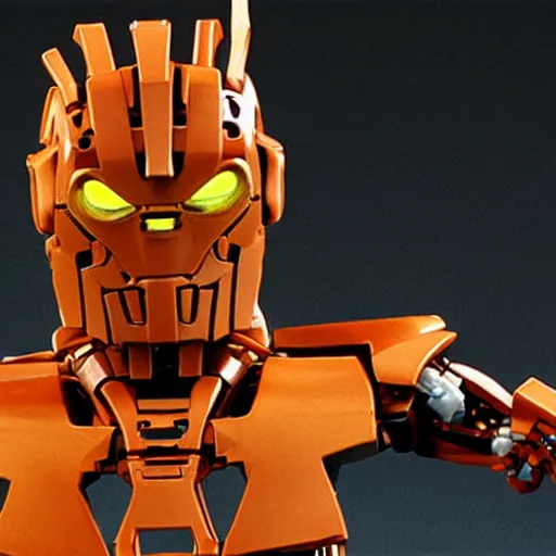 Prompt: william dafoe as a bionicle toy