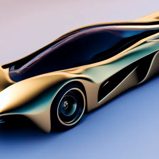 Image similar to car : medium size, motherboard forms in the style of zaha hadid architecture sci-fi futuristic setting ultra realistic photography, keyshot render, octane render, unreal engine 5 render , high oiled liquid glossy specularity reflections, ultra detailed, golden hour 4k, 8k, 16k in the style ofblade runner 2049 Cyberpunk 2077 ghost in the shell thor 2 marvel film : tilt shift: sharp focus