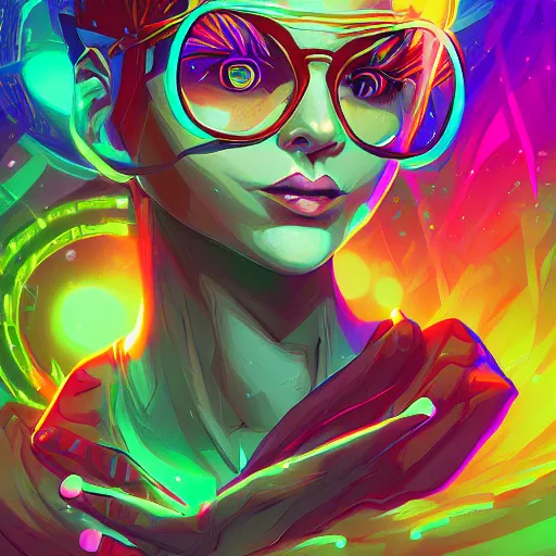 Image similar to skill magic geek inside matrix deepdream radiating a glowing aura stuff loot legends stylized digital illustration video game icon artstation lois van baarle, ilya kuvshinov, rossdraws,