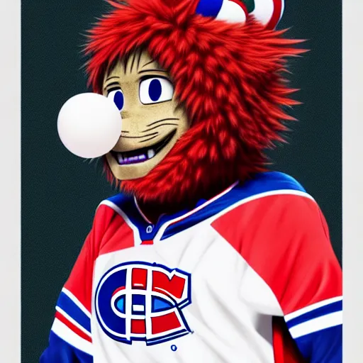 Image similar to anime Portrait of Youppi the Habs Montreal Canadiens Mascot as an evolved powerful Akira character, highly detailed anime, smooth, sharp focus, dynamic lighting, intricate, trending on ArtStation, illustration ghost in the shell, art by WLOP