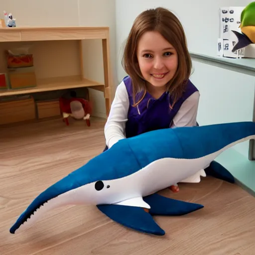 Image similar to ikea shark plush