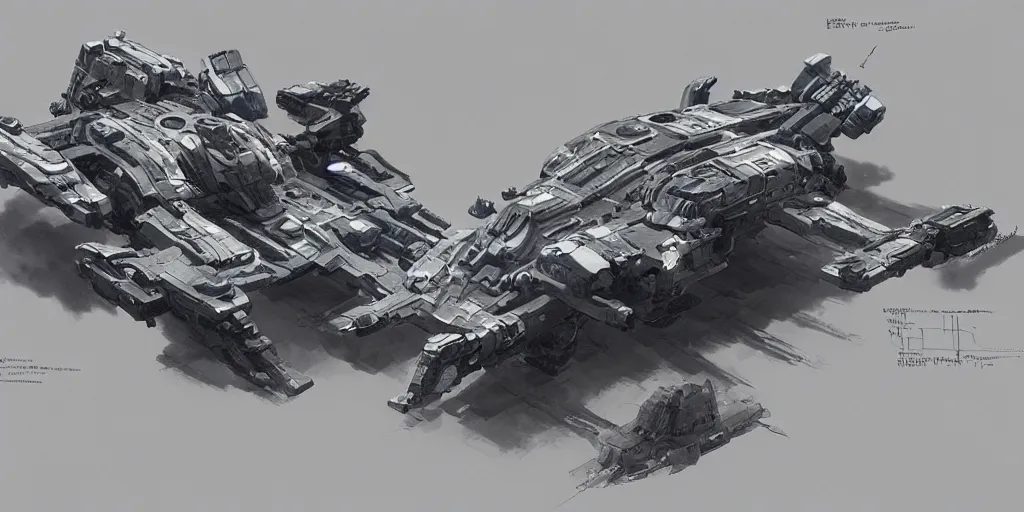 Prompt: concept sketch of a compact highly armored space vehicle, highly detailed, illustration, futuristic, intricate, concept art by Feng Zhu and Greg Rutkowski