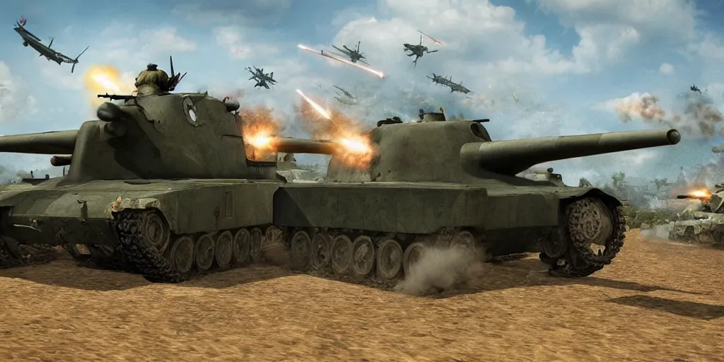 Prompt: the game war thunder