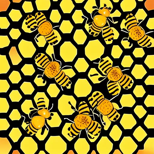 Image similar to vector illustration of a beehive with bees coming out of it, sharp details