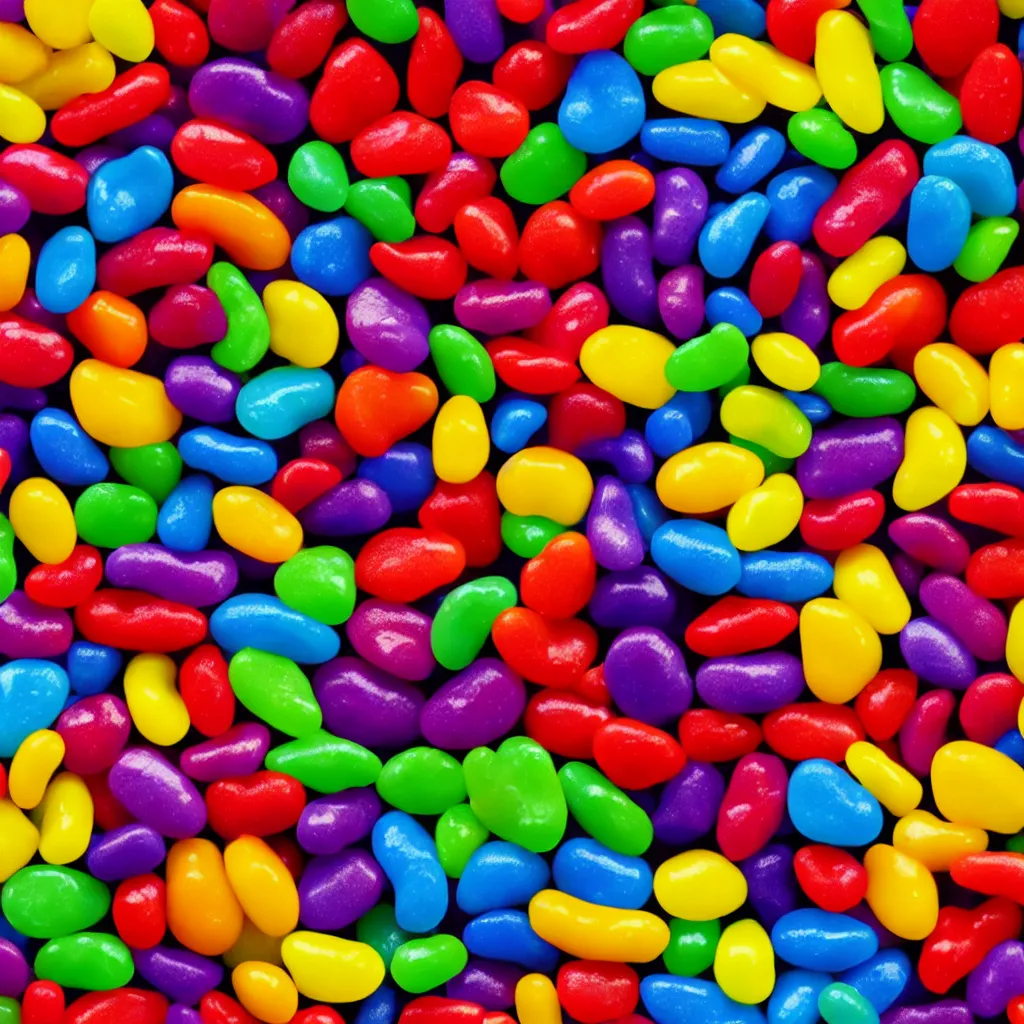 Image similar to jellybeans texture art, 4k