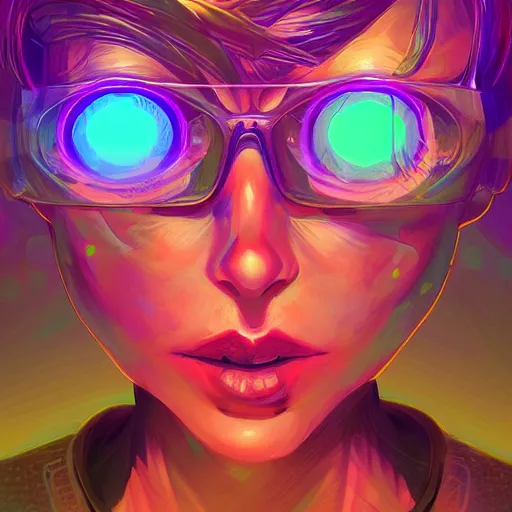 Image similar to skill magic geek inside matrix deepdream radiating a glowing aura stuff loot legends stylized digital illustration video game icon artstation lois van baarle, ilya kuvshinov, rossdraws,