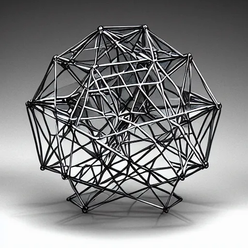 Image similar to wireframe model of platonic solids conquering the world, apocalypse, high details, perfect lightning, witching hour