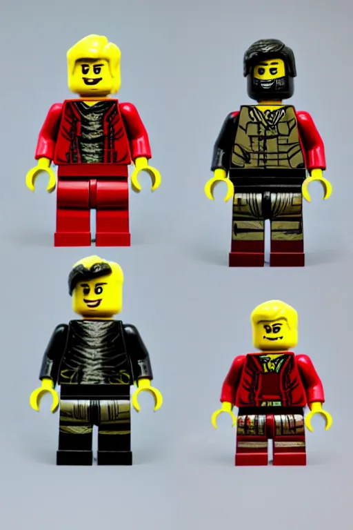 Prompt: muscular lego minifigure, photorealistic, highly detailed,