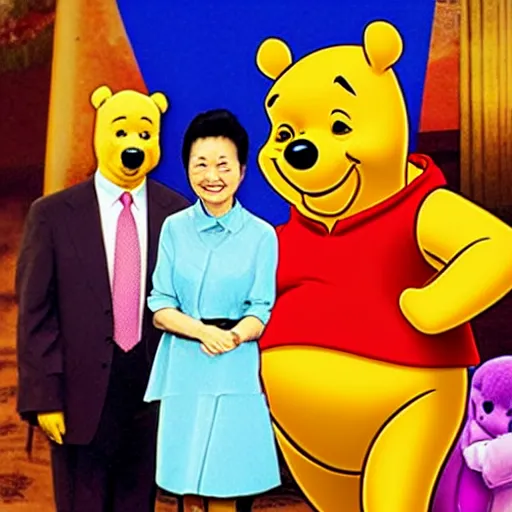 Image similar to xi jiping as winnie the pooh