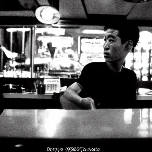 Image similar to poseurs bar, washington dc 1 9 8 9, wong kar wai