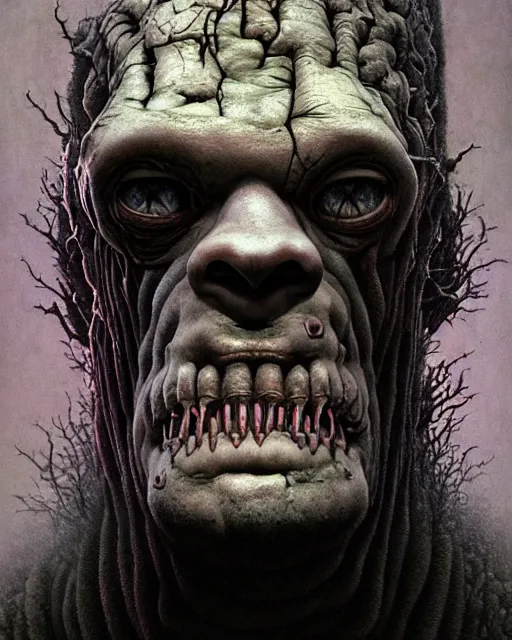 Image similar to frankenstein grotesque, trypophobia, ultra detailed, ultra realistic, adventure time, studio lighting, by beksinski, alejandro jodorowsky, giger, greg rutkowski, carne griffith trending on artstation, deviantart, photorealism