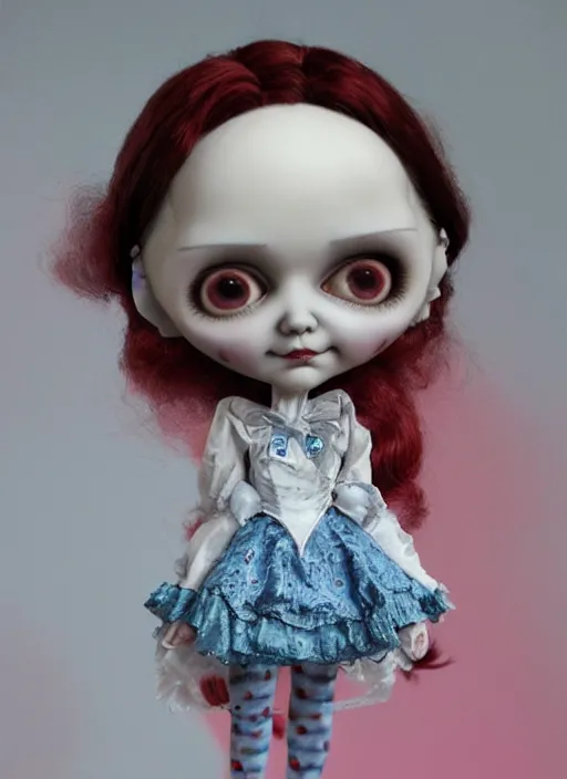 Image similar to alice little as a mark ryden doll, detailed digital art, trending on Artstation