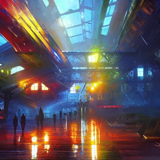 Image similar to cryengine render by android jones, syd mead, leonid afremov and john stephens