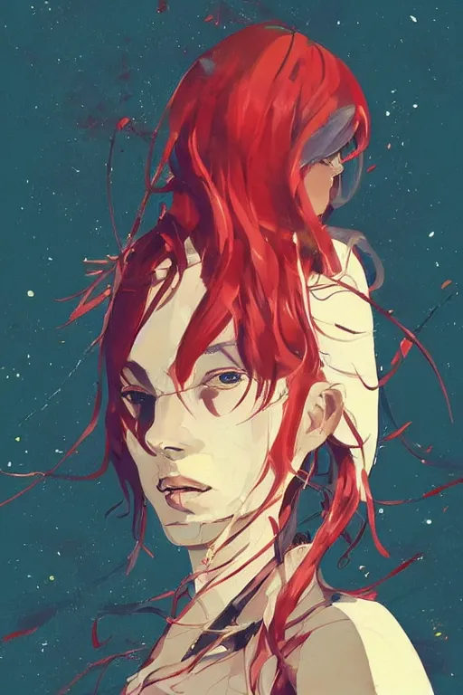 Image similar to an ultradetailed beautiful painting of a stylish woman fighter, by conrad roset, fiona staples and makoto shinkai, featured on artstation