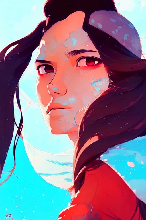 Image similar to a ultradetailed painting of katara by conrad roset, greg rutkowski and makoto shinkai trending on artstation