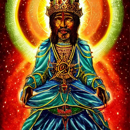 Image similar to cosmic king god