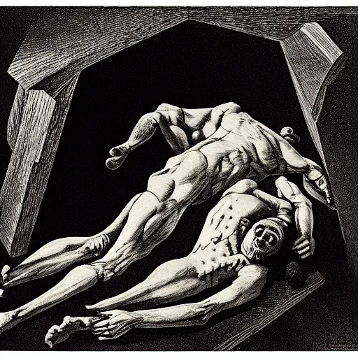 Image similar to lithography on paper secret lair conceptual figurative post - morden monumental dynamic portrait by goya and escher and hogarth, illusion surreal art, highly conceptual figurative art, intricate detailed illustration, controversial poster art, polish poster art, geometrical drawings, no blur