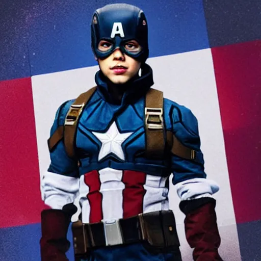 Prompt: Justin Bieber as Captain America