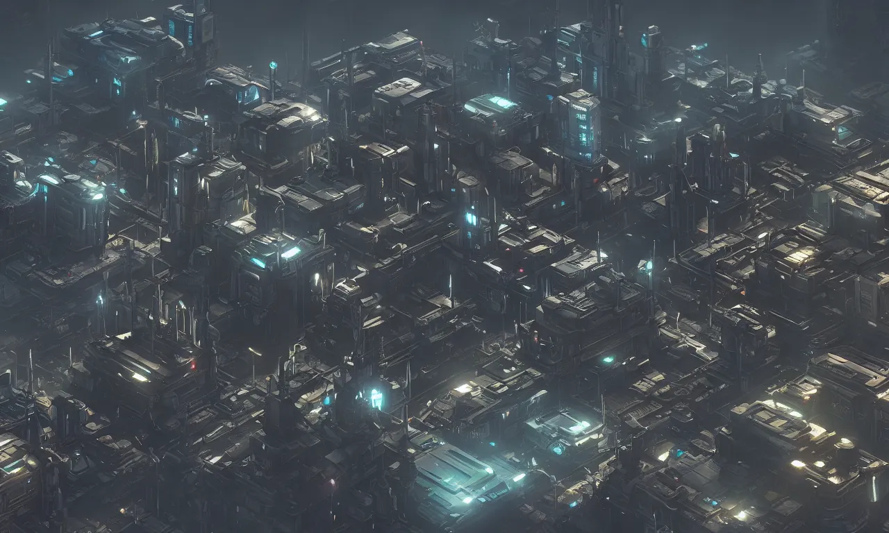 Image similar to alien city civilisation, front view by Martin Deschambault, trending on artstation, octane render, scifi
