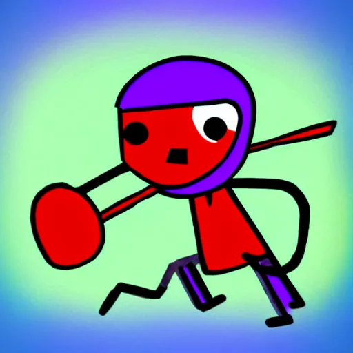 Image similar to stickman fighting