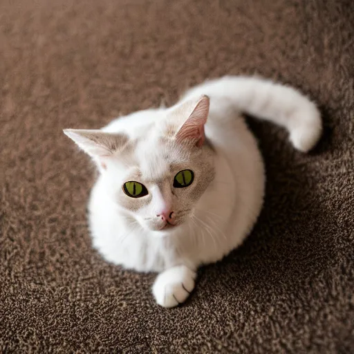 Image similar to a cat laying on an extremely tiny bed in the middle of the ocean, canon eos r 3, f / 1. 4, iso 2 0 0, 1 / 1 6 0 s, 8 k, raw, unedited, symmetrical balance, in - frame