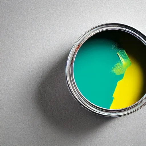 Image similar to can of paint, minimal, modern