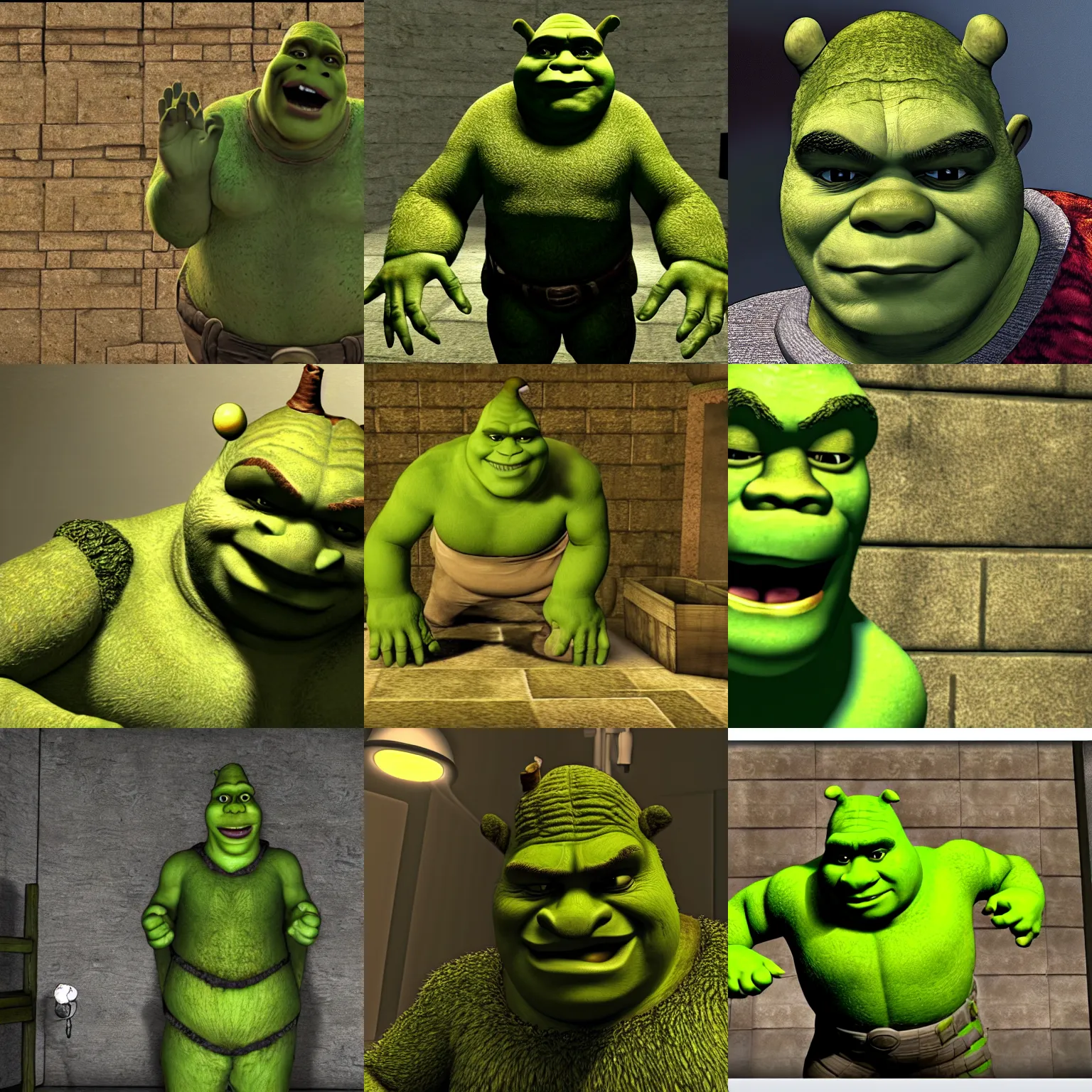 Prompt: SCP screenshot of shrek as a experiment by the SCP Foundation