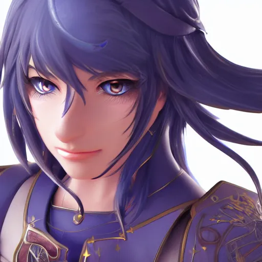 Image similar to Lucina from Fire Emblem, closeup, hyperdetailed, artstation, cgsociety, 8k